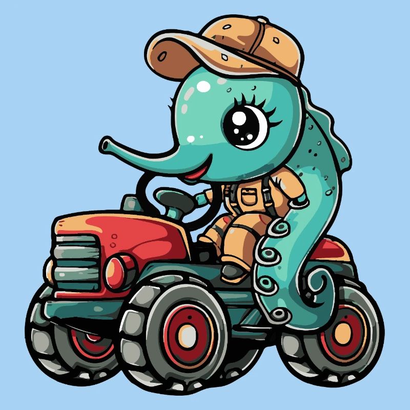 Seahorse Tractor Farmer