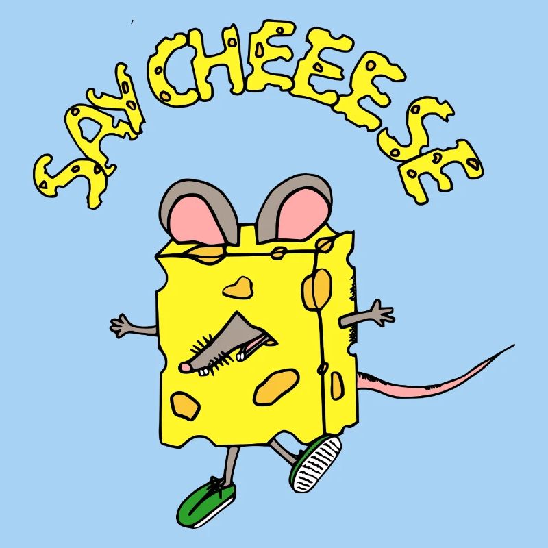 Käseheld im Comicstil