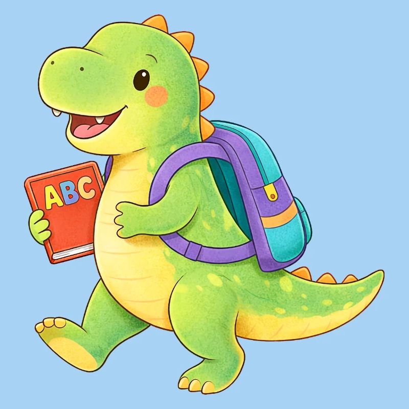 Dino Schulstart ABC Buch