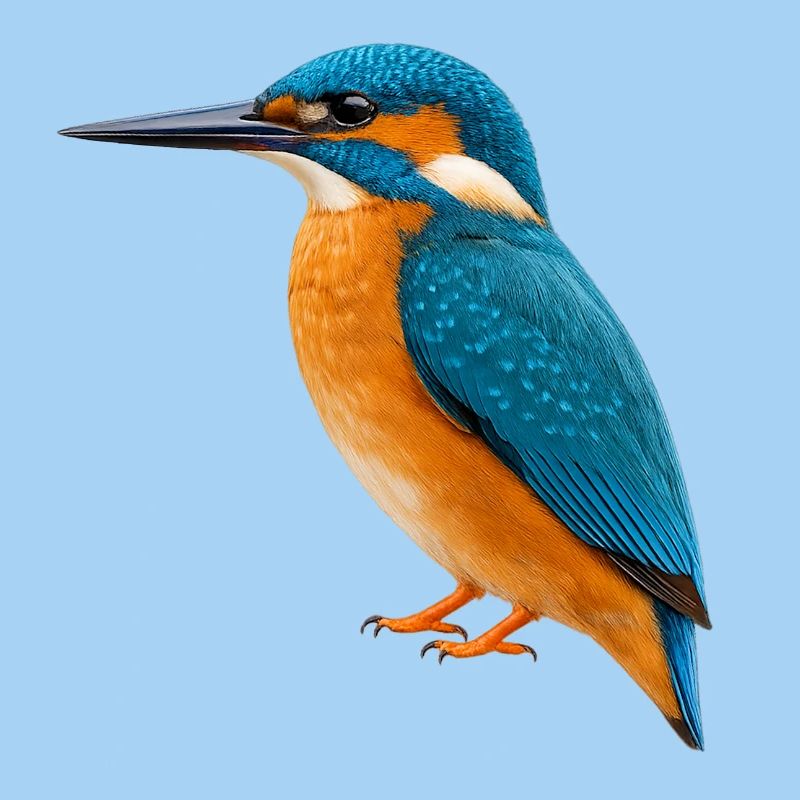 Bunter Eisvögel
