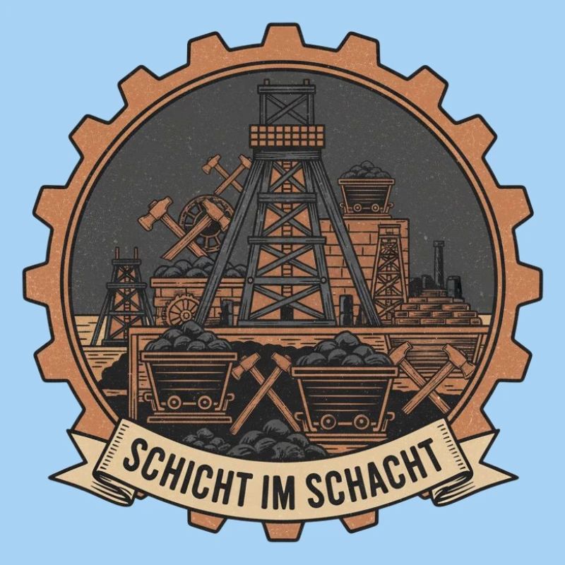 Décalage dans le puits de la mine