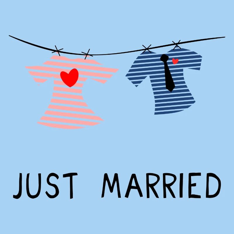 JUST MARRIED. MARRIED. VIVE LES MARIES