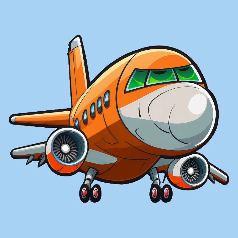 Comic Jet Plane