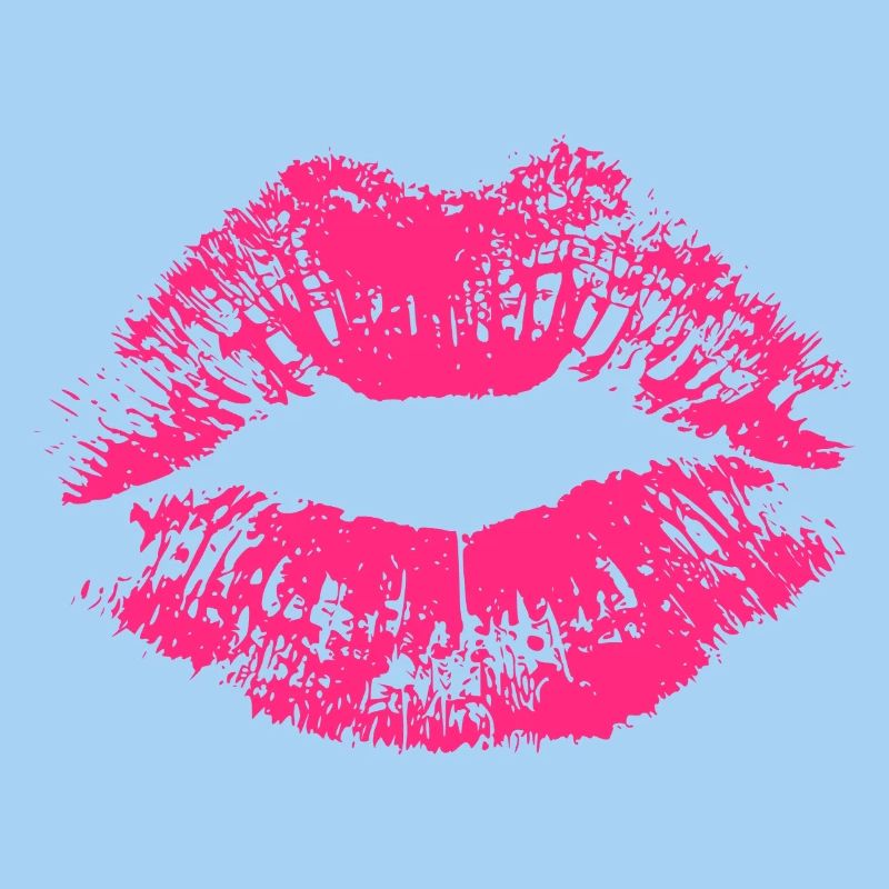 Kissable Lips Lipstick Lipprint Impression Lips