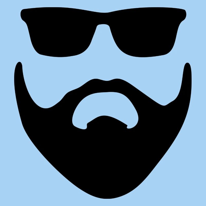 Bart mit Brille