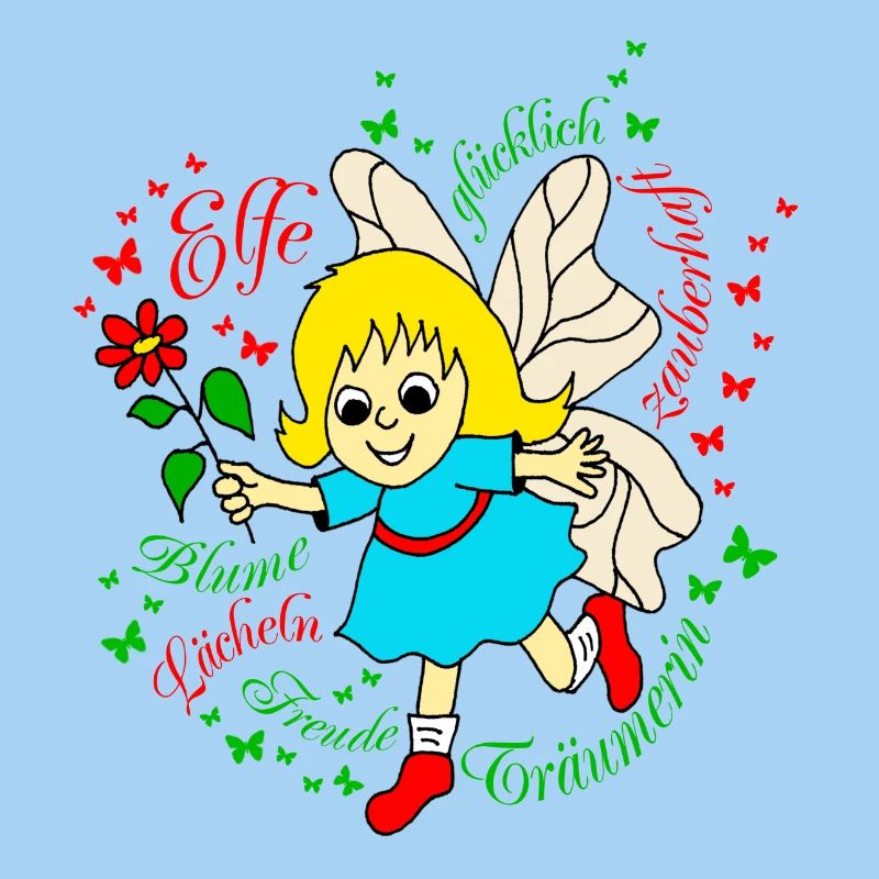 Elf dreamer in red