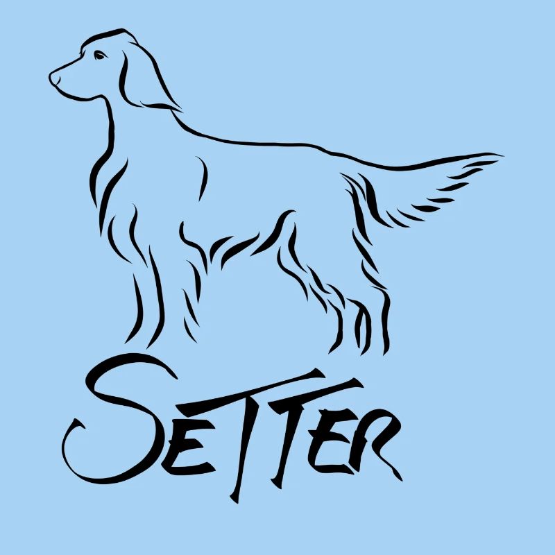 Setter stehend