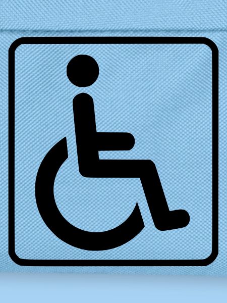 Rollstuhlsymbol für Behinderte #