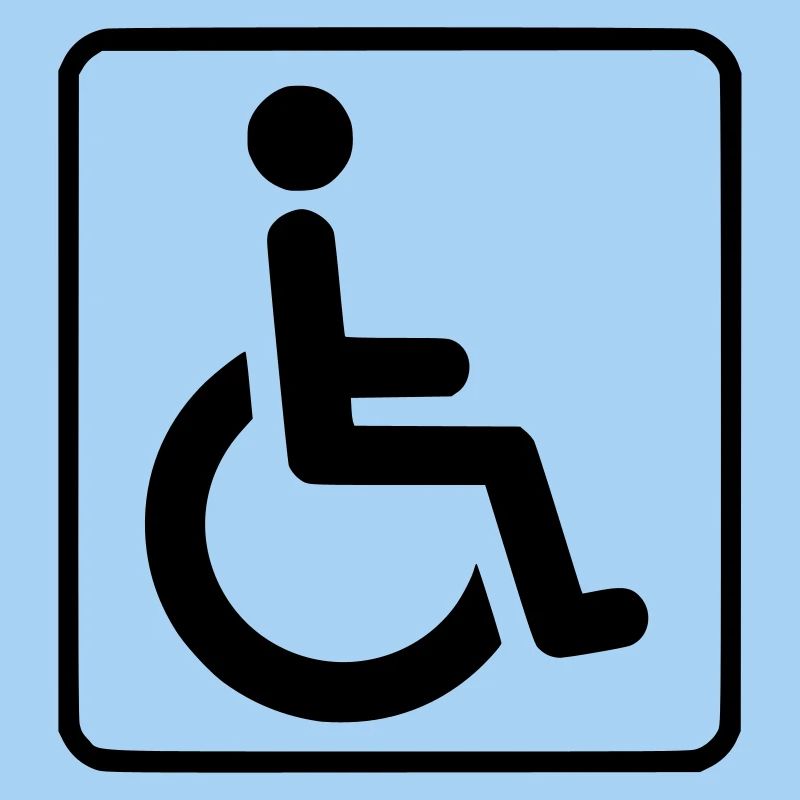 Rollstuhlsymbol für Behinderte #