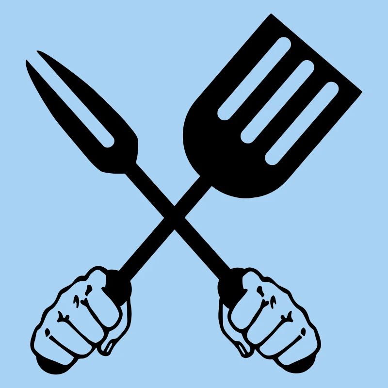 Outils de barbecue deux poings
