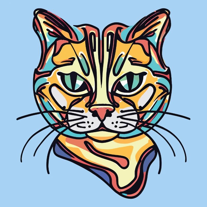 Bunte Katze