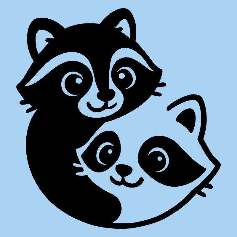 Ying Yang Dachs Pärchen