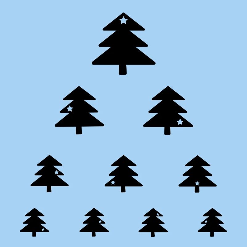 Weihnachtsbaum Sehtest