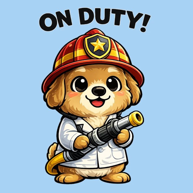 Fire Brigade Dog Logo