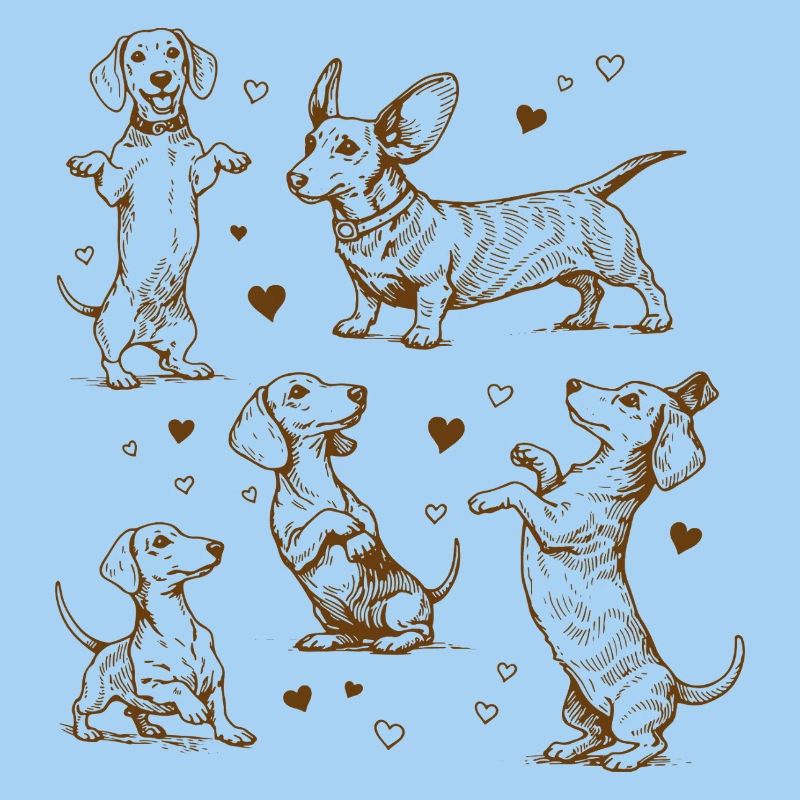 Teckel Teckel Chiens Teckels Teckel Chien teckel Teckel