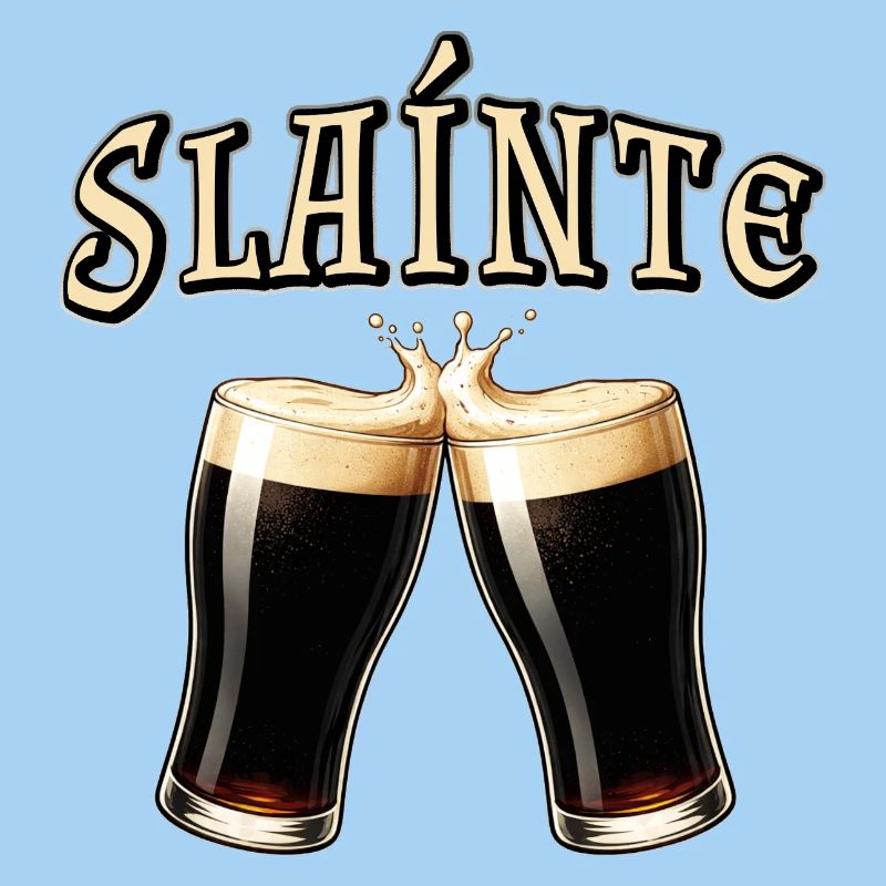 Sláinte - Irischer Trinkspruch mit Bier