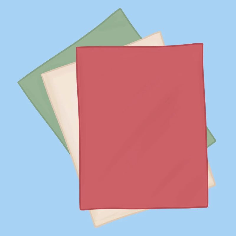 Pastellpapier Stapel