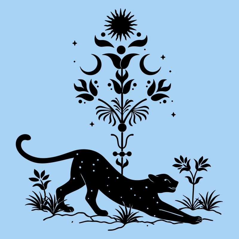 Cosmic Leopard Boho
