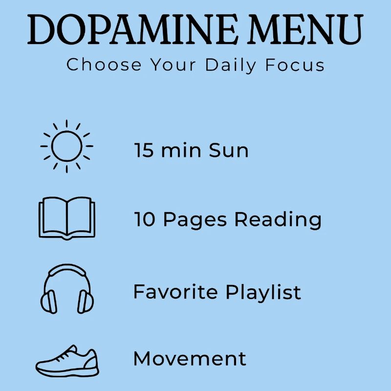 Dopamine Menu ADHS – Aesthetic Self Care Guide