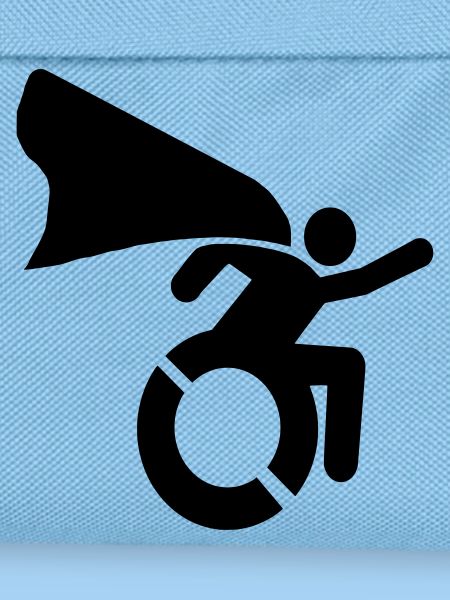 in a wheelchair #