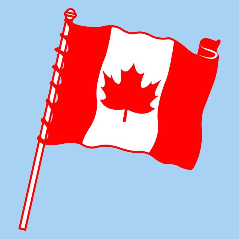 Flag: Canada maple leaf