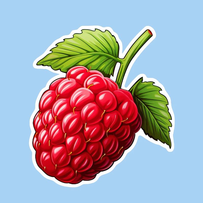 Himbeere einzeln