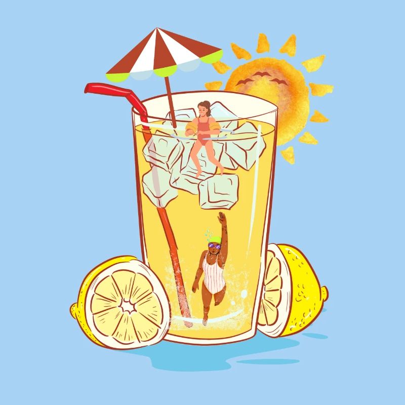 Refreshing lemon relax design