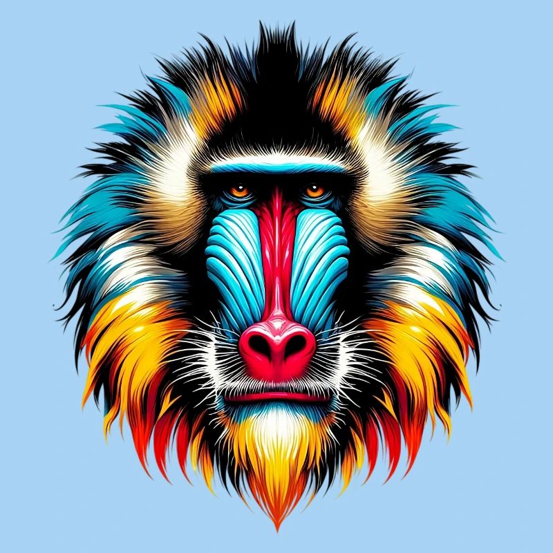 Mandrill-Affe