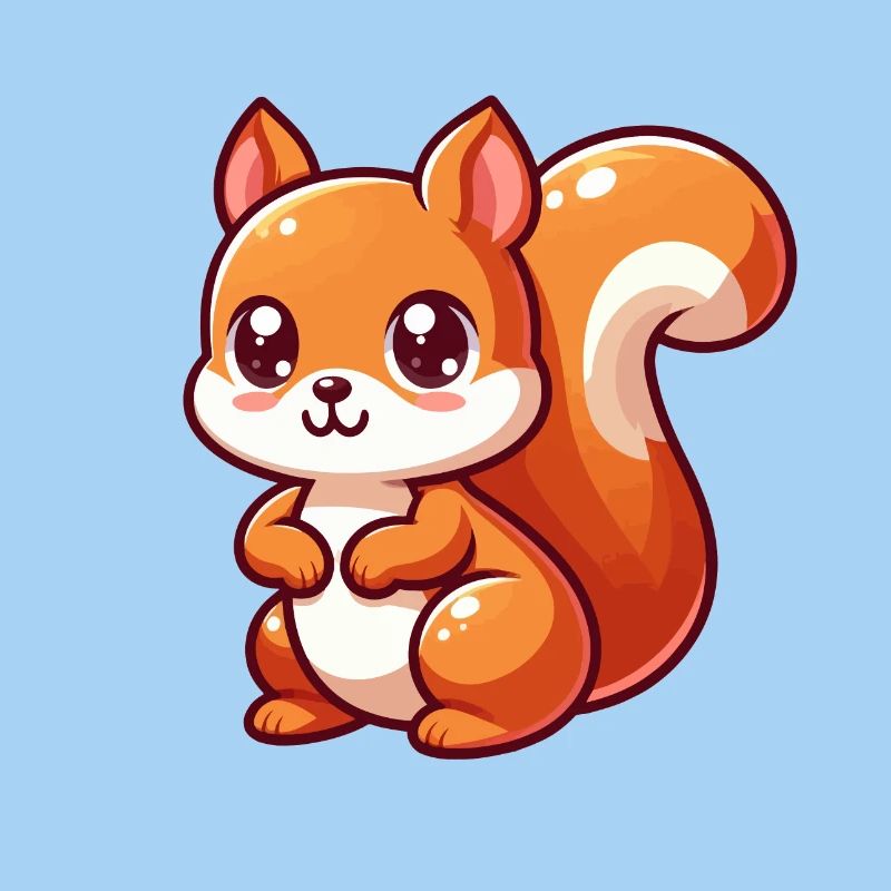 Kawaii Eichhörnchen