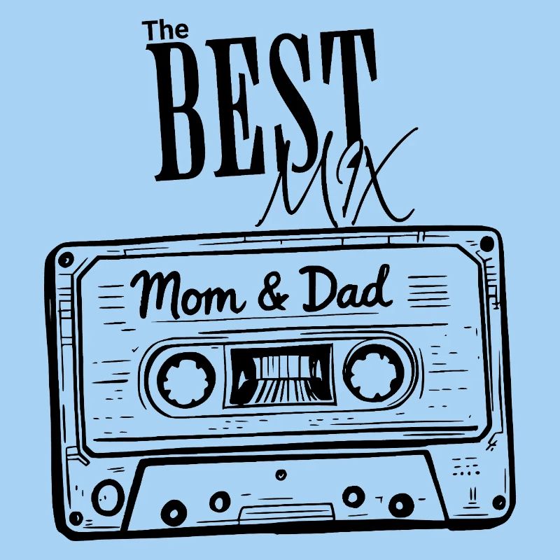 Vatertag Muttertag 80er Geschenk Best Mix