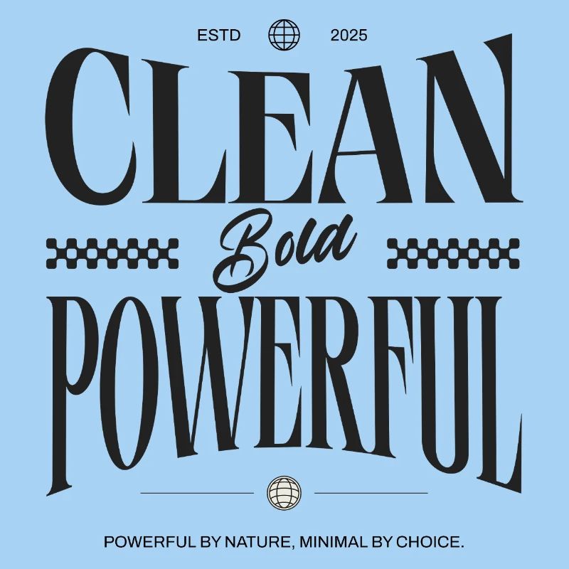 Clean. Bold. Powerful. – Statement Design