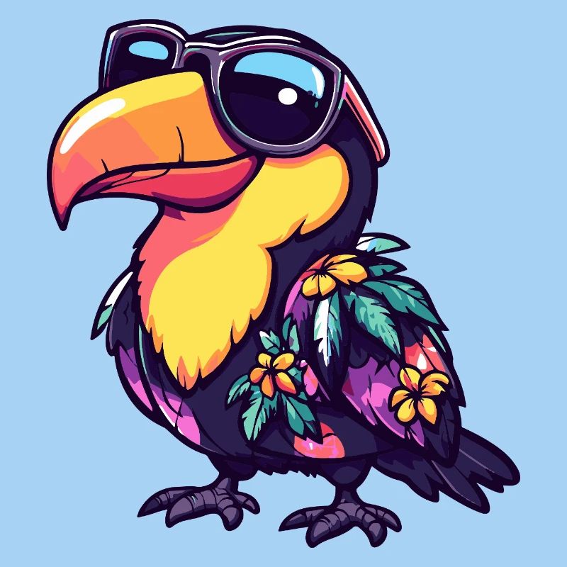 Toucan Bird Comic Holiday