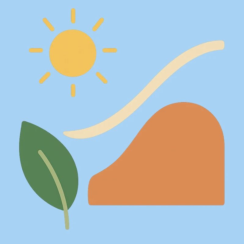 Stylized abstract nature