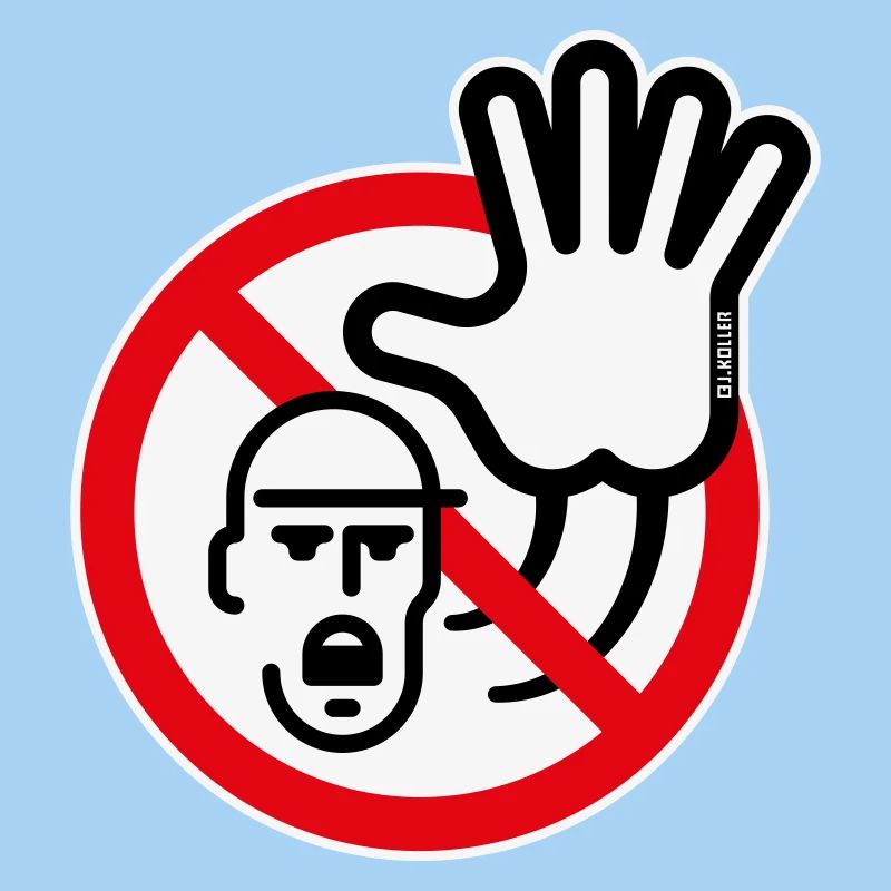 Panneau d’avertissement / Avertissement / Interdiction (Symbole / 3C)