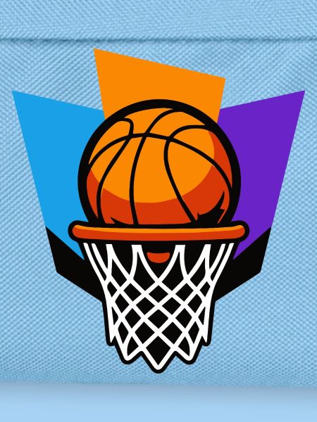 Basketball Hoop Graphic Dunk Design