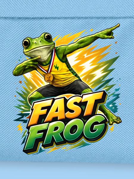 Frosch mit Goldmedaille