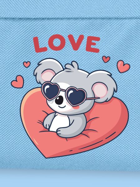 Koala-Liebe, Herz und Gläser