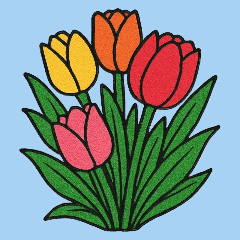 Tulip Patch Bloom