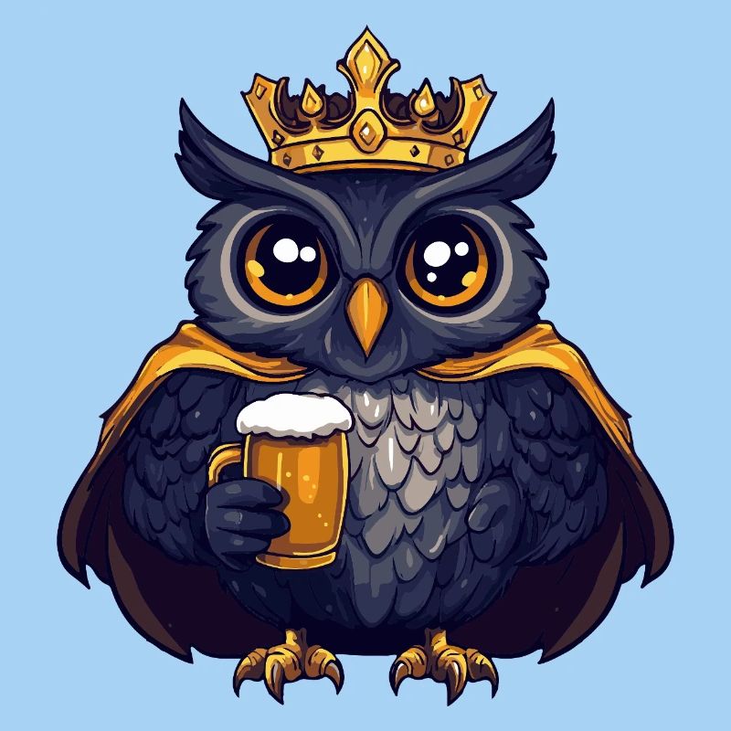 Eule Bier König