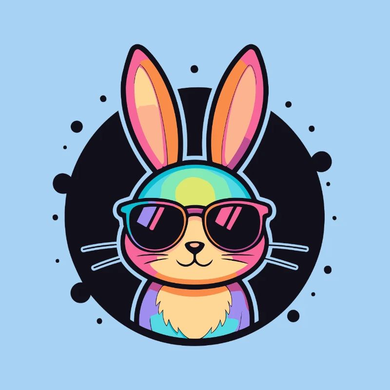 Regenbogenhase-Sonnenbrille