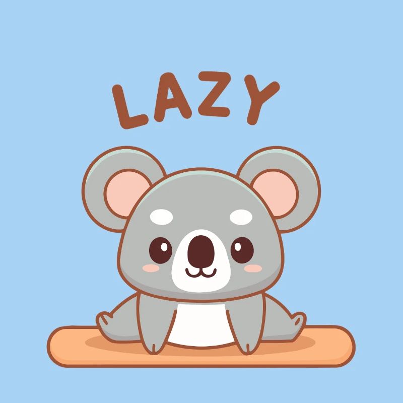 Zen Koala Sloth Meditating