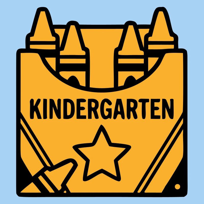 Crayons Kindergarten Logo