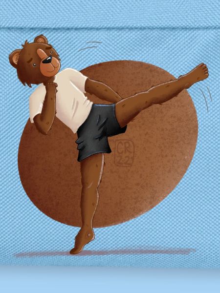 Kuschelbär Karate Kick