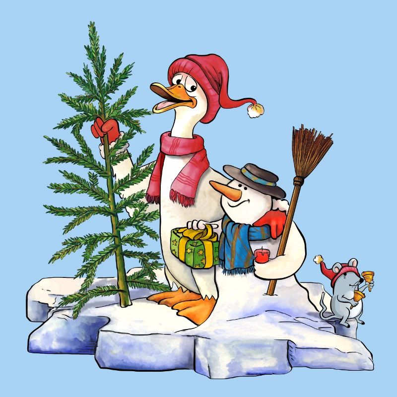 Christmas duck
