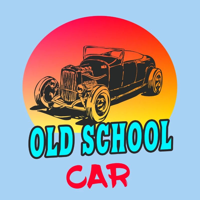 Old School Car / Geschenk Oldtimer Auto Tuning