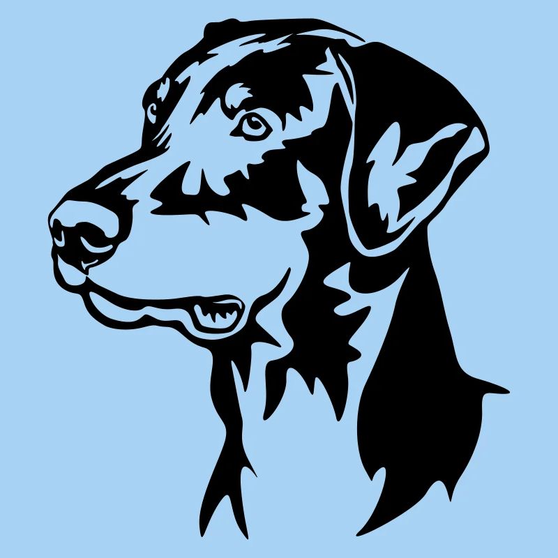 Dobermann Kopf