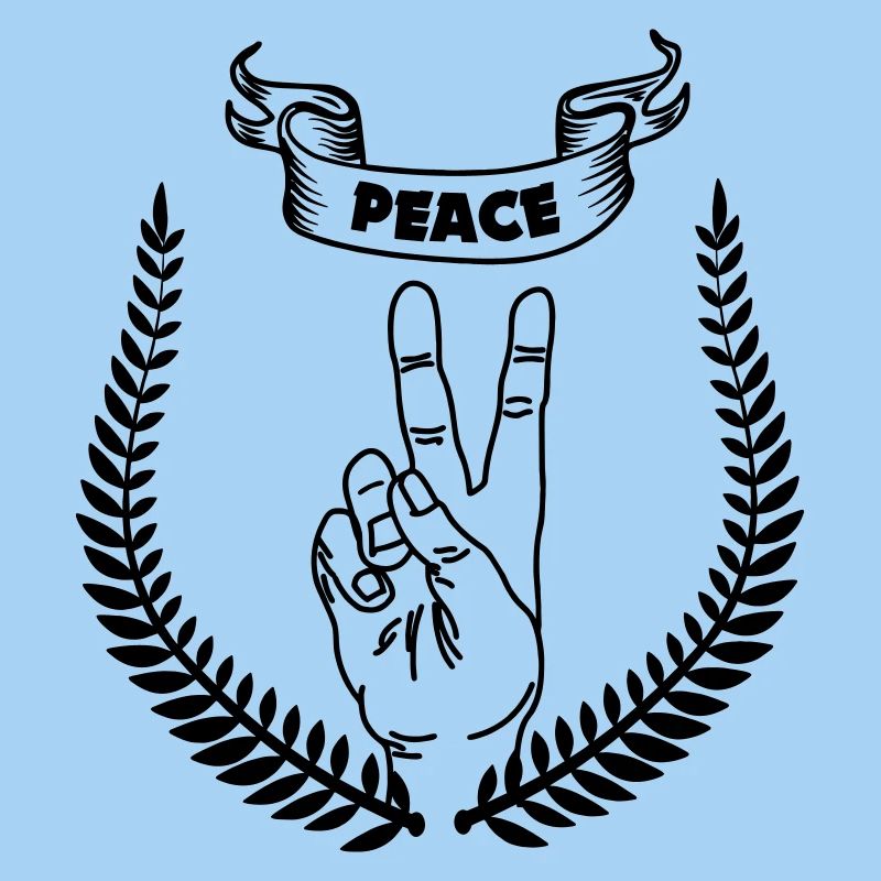 Handgeste Frieden FRIEDEN 2
