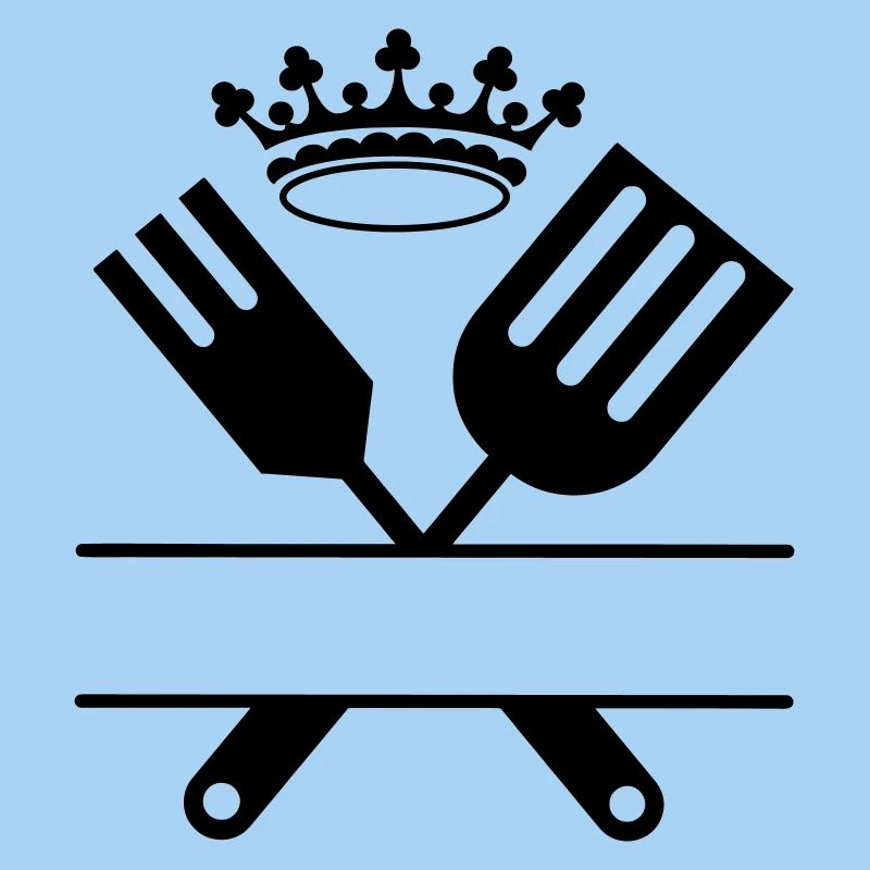 Grillbesteck Monogramm mit Krone