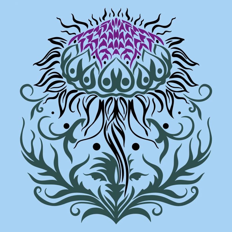 Thistle purple Thistle