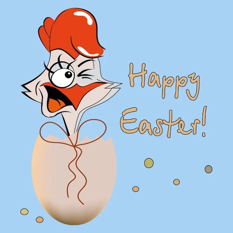 Happy Easter Rooster Easter